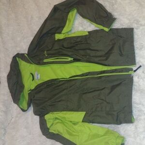 Columbia Fleece Lined Hooded Windbreaker